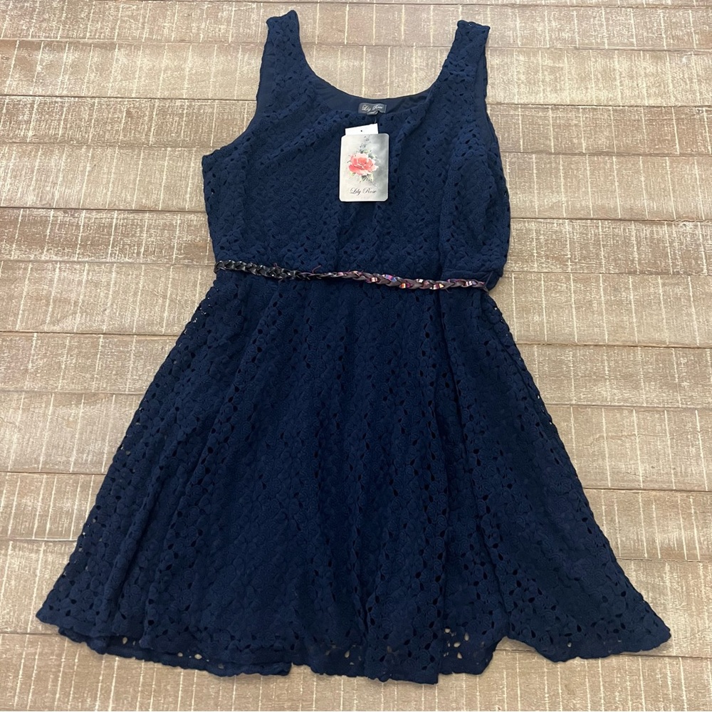 Lily Rose, Navy Blue Dress XL